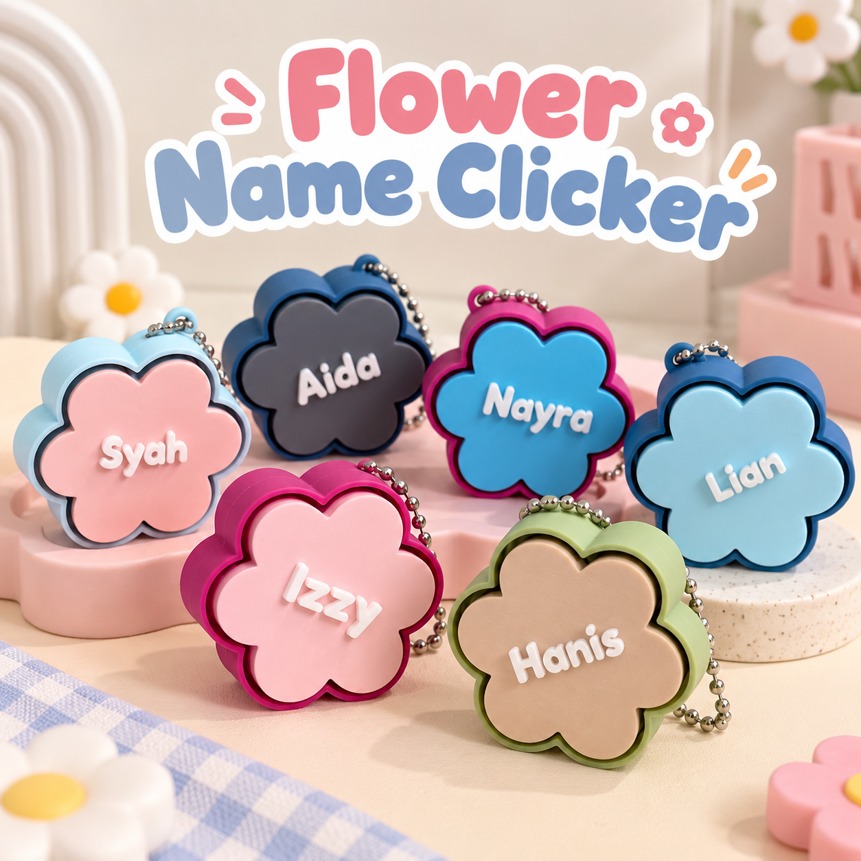 Flower Name Clicker